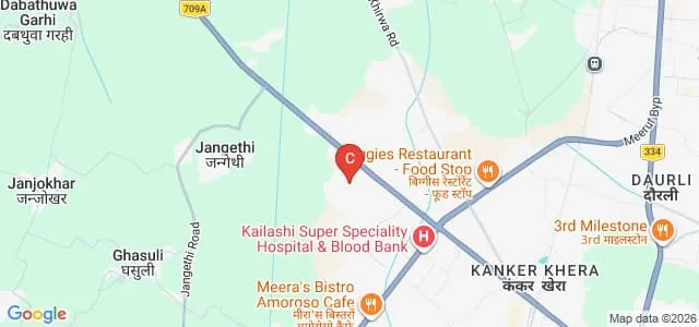 Dr Shadi Lal College of Education, Meerut Map