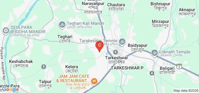 Tarakeswar Degree College, Hooghly Map