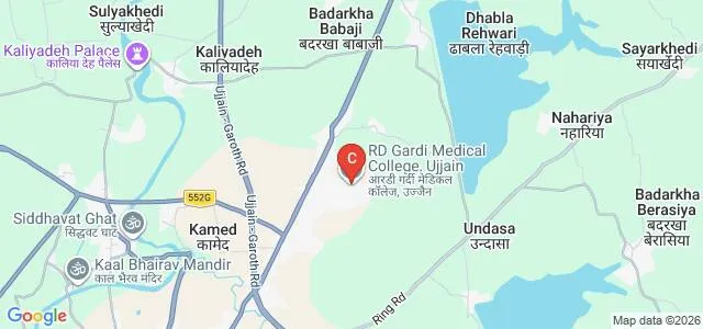 Ruxmaniben Deepchand Gardi Medical College, Ujjain Map
