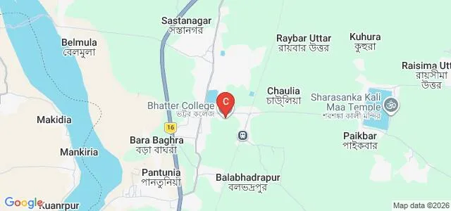 Bhatter College, Dantan Map