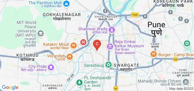 MES College of Performing Arts, Pune Map