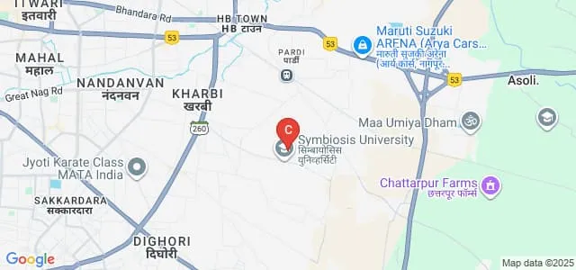Symbiosis Centre for Management Studies, Nagpur Map
