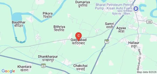 Maulana Azad Degree College, Gonda Map