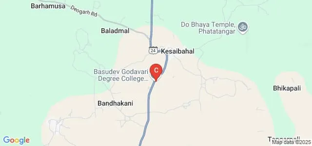 Basudev Godabari Degree College, Kesaibahal Map