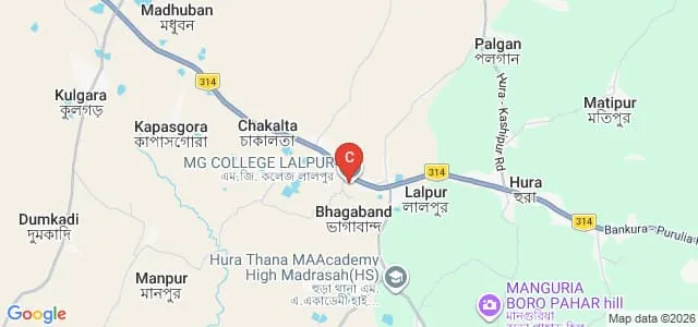 Mahatma Gandhi College, Purulia Map