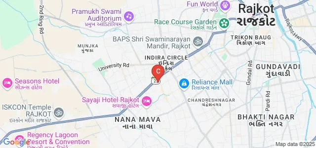 Faculty of Engineering and Technology, Atmiya University, Rajkot Map