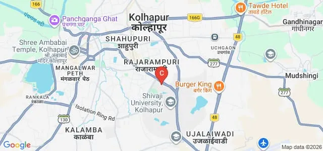 Centre for Distance and Online Education, Shivaji University Map