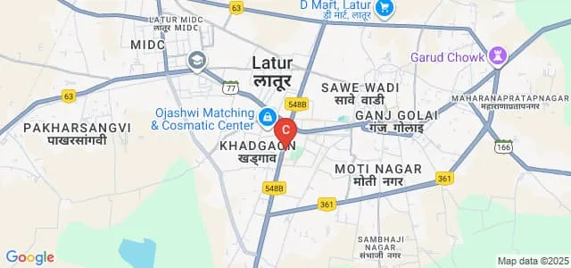 Puranmal Lahoti Government Polytechnic, Latur Map