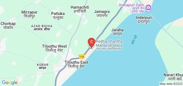 Radha Shanta Mahavidyalaya, Rohtas Map