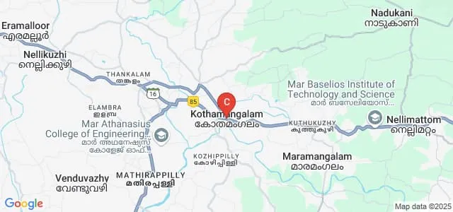 Indira Gandhi Law College, Ernakulam Map