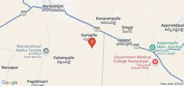 Sree Dattha Brindavan Institute of Teacher Education, Narayanpet Map