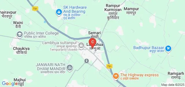 Parasnath Degree College, Sultanpur Map