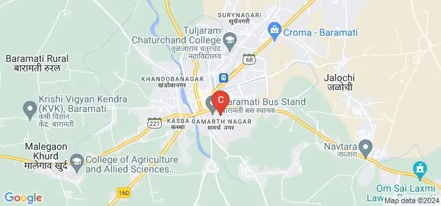 Giriraj Nursing School, Baramati Map