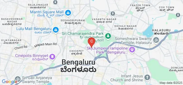 Government Arts College, Bangalore Map