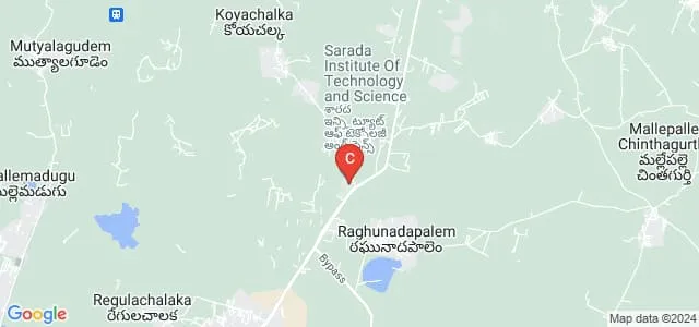 Sarada Institute of Technology and Science, Raghunadhapalem Map