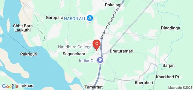 Hatidhura College, Dhubri Map
