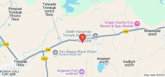 Brahma Valley College of Technical Education, Nashik Map