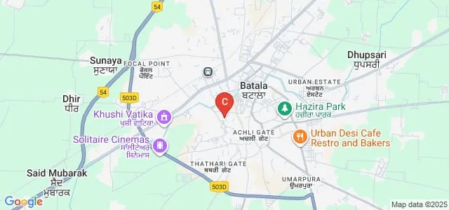 VMS Institute of Management, Batala Map