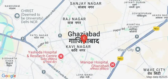 Krishna Dental College, Mohan Nagar Map