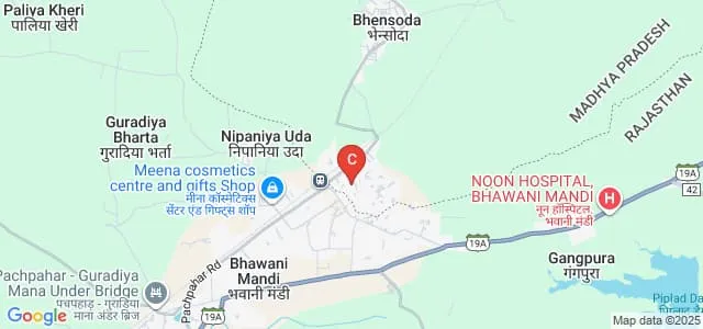Shri Sai Nath College of Nursing, Bhensoda Mandi Map