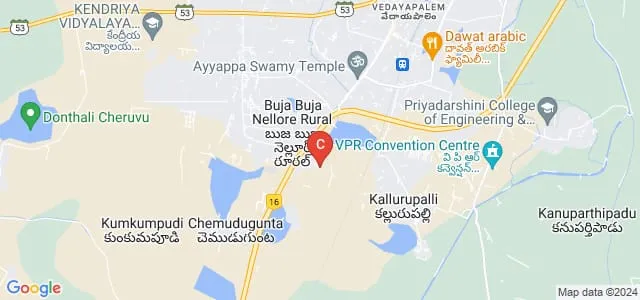 Rao's Institute of Management Studies, Nellore Map