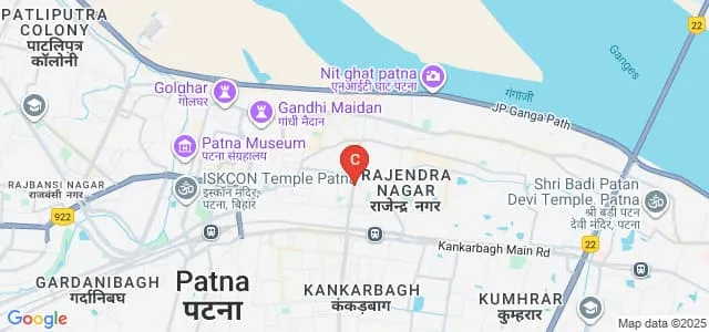 Arcade Business College, Rajendra Nagar, Patna Map