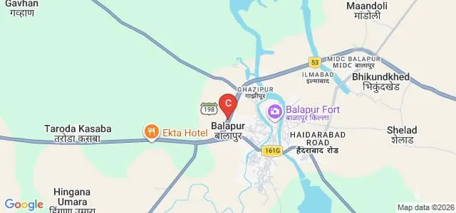 Manav School of Architecture, Akola Map