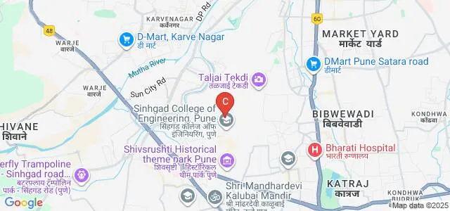 Sinhgad Dental College and Hospital, Pune Map