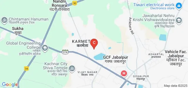 Shri Ram Group of Institutions Integrated Campus, Jabalpur Map