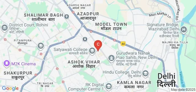 Aryabhatt DSEU, Ashok Vihar Campus Map