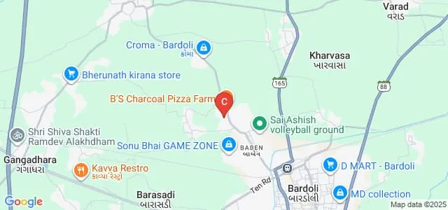 Vidyabharti Trust College of Master in Computer Application, Bardoli Map