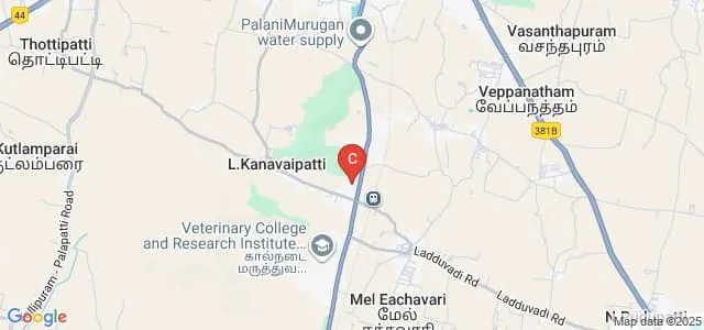 Arignar Anna Government Arts College, Namakkal Map