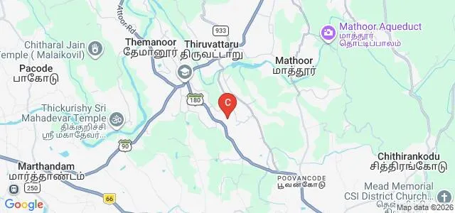 White Memorial College of Education, Attoor Map