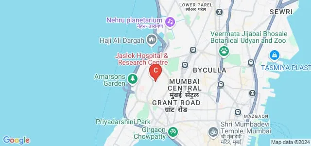 Jaslok College of Nursing, Mumbai Map