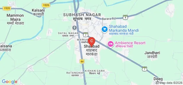 Sardar Chanan Singh Ghumman Memorial College of Education, Shahabad Map