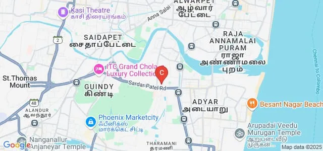 CSIR Central Leather Research Institute, Chennai Map