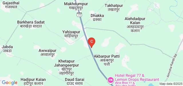 Amani Group of Institutions, Amroha Map