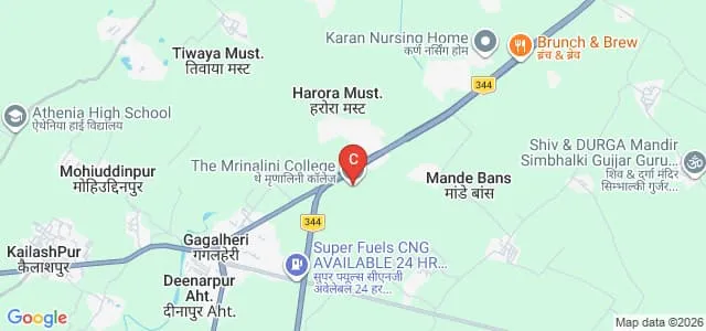 The Mrinalini College, Harora Map