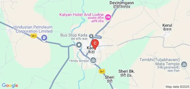 Anandrao Dhonde Alias Babaji Mahavidyalaya, Beed Map
