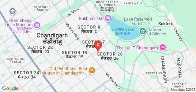 Homoeopathic Medical College and Hospital, Chandigarh Map