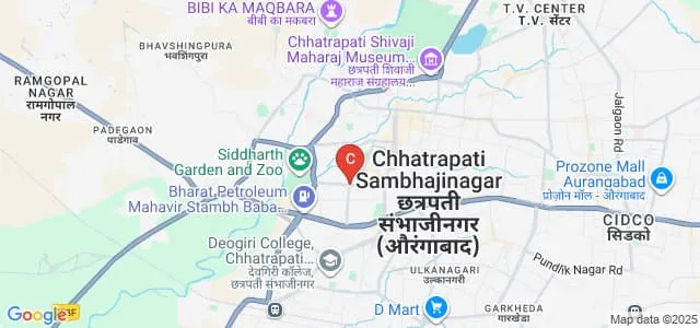 Manikchand Pahade Law College, Aurangabad Map
