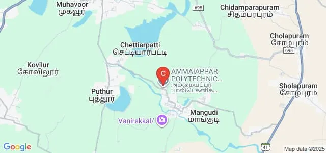 Ammaiappar Polytechnic College, Dhalavaipuram Map