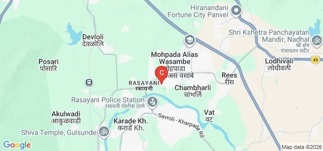 Pillais HOC College of Engineering and Technology, Rasayani Map