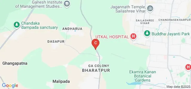 Institute of Mathematics and Applications, Bhubaneswar Map
