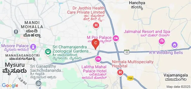 Teresian College, Mysore Map