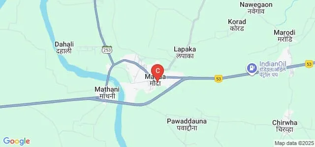 Smt Rajkamal Baburao Tidke Mahavidyalaya, Mouda Map