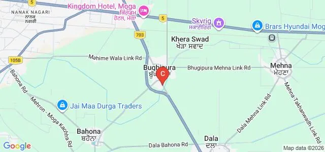 Baba Mangal Singh Institute of Education, Moga Map
