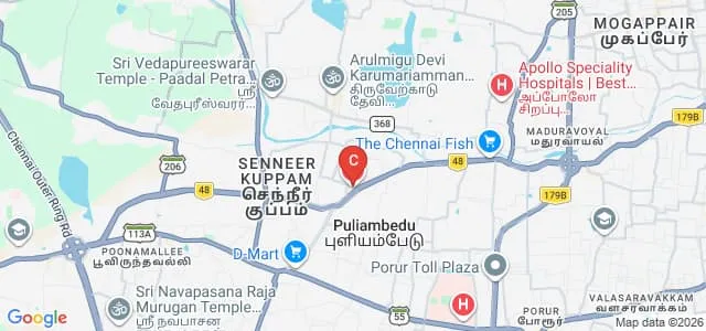 ACS Medical College and Hospital, Chennai Map