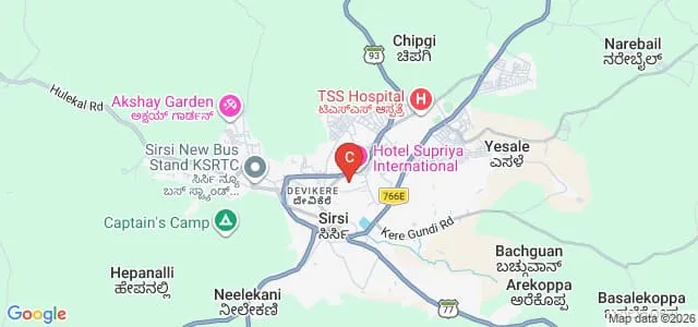 MES Law College, Sirsi Map