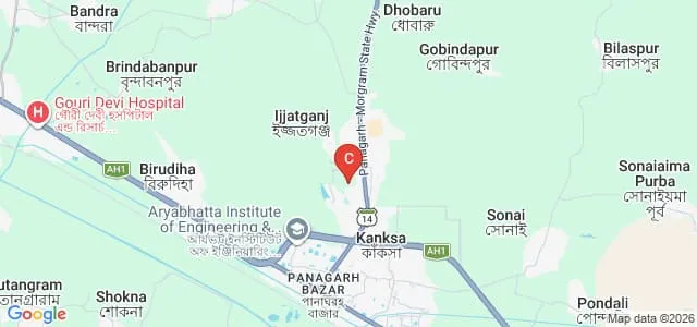 KANKSA Academy of Technology and Management, Burdwan Map